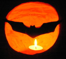 Bat Signal Pumpkin