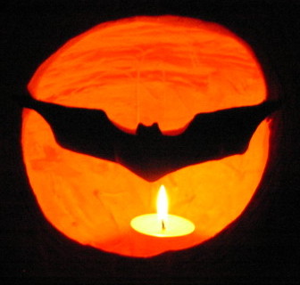 Bat Signal Pumpkin