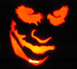 Joker Face Pumpkin