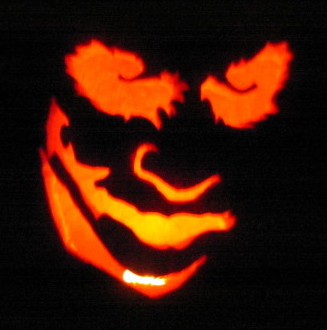 Joker Face Pumpkin