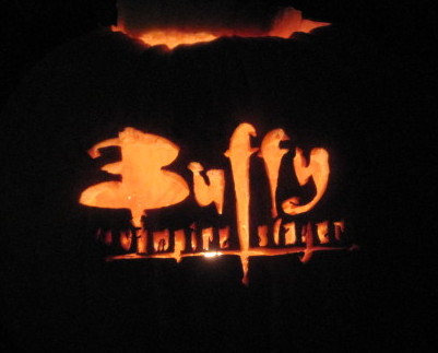 Buffy Logo Pumpkin