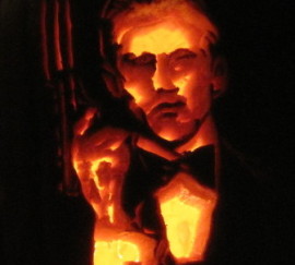 James Bond Pumpkin