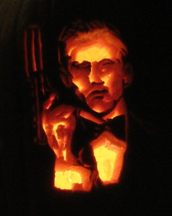 James Bond Pumpkin