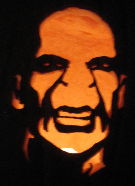 Voldemort Cut Out Pumpkin