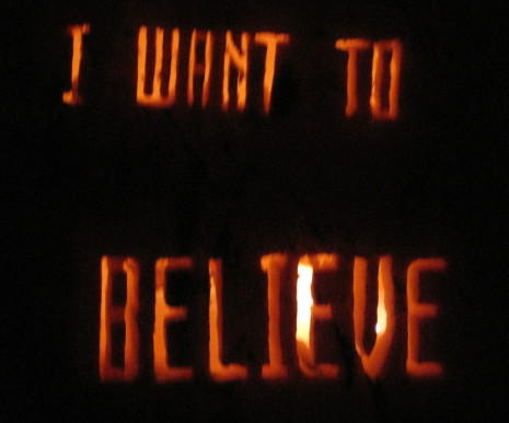 Want to Believe Pumpkin