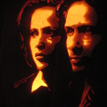 Mulder and Scully Pumpkin