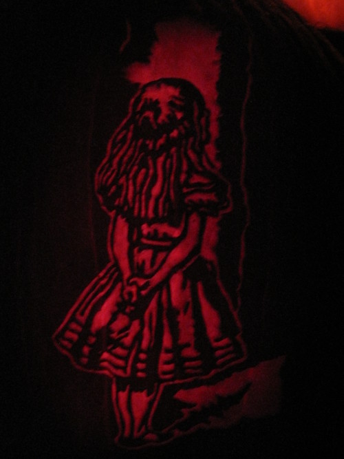 Alice in Wonderland Pumpkin