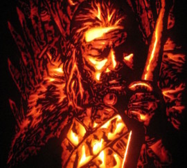 Eddard Ned Stark Pumpkin