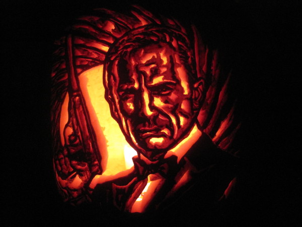 Craig Bond Pumpkin