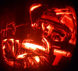 Ayrton Senna Pumpkin