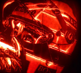 Ayrton Senna Pumpkin