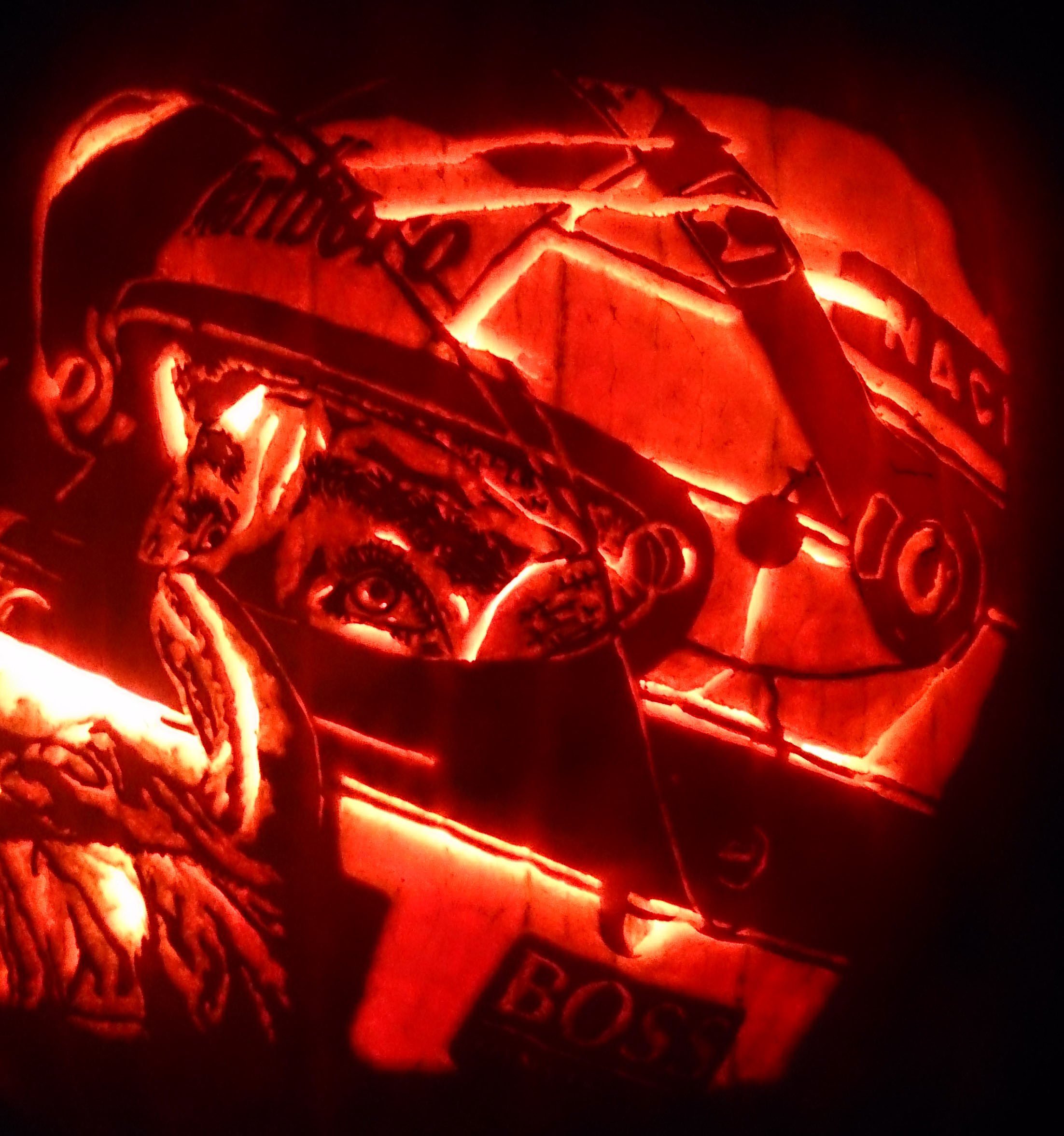 Ayrton Senna Pumpkin