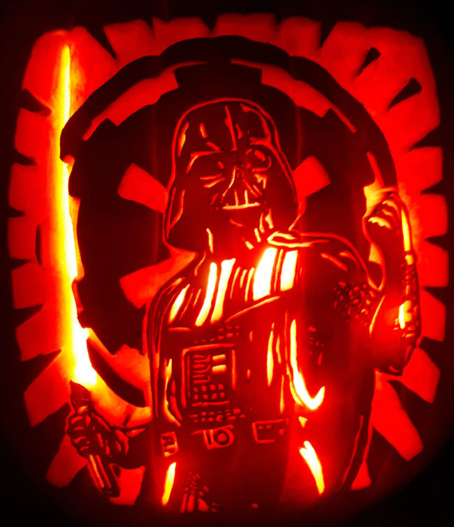 Darth Vader Pumpkin